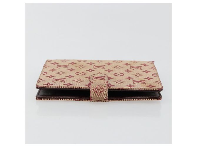 LOUIS VUITTON Monogram Mini Agenda PM Day Planner Cover Red R20912 Auth BA13432 Roja - vista 3