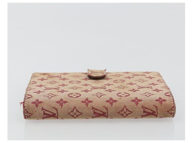 LOUIS VUITTON Monogram Mini Agenda PM Day Planner Cover Red R20912 Auth BA13432 Roja - vista 4