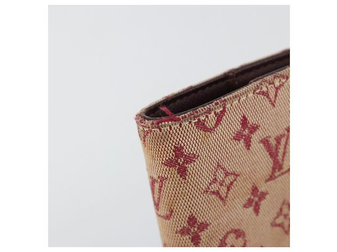 LOUIS VUITTON Monogram Mini Agenda PM Day Planner Cover Red R20912 Auth BA13432 Roja - vista 8