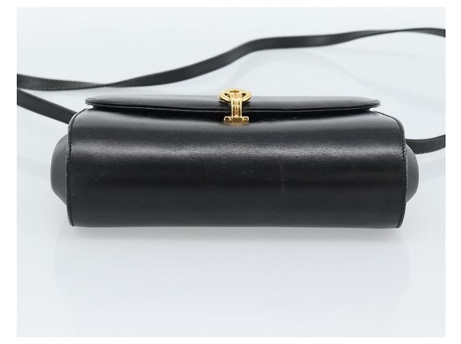 Borsa a Spalla GUCCI in Pelle Nera e Oro Auth BA13381 Nero D'oro - vista 10
