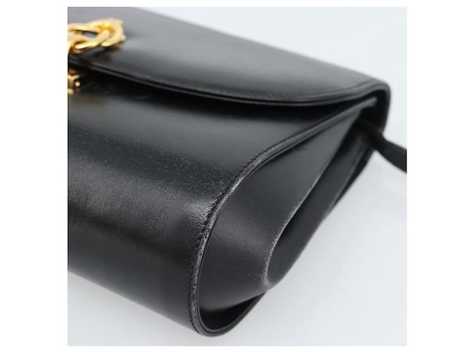 Borsa a Spalla GUCCI in Pelle Nera e Oro Auth BA13381 Nero D'oro - vista 11