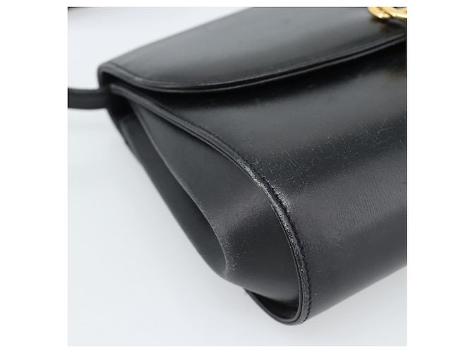 Borsa a Spalla GUCCI in Pelle Nera e Oro Auth BA13381 Nero D'oro - vista 12