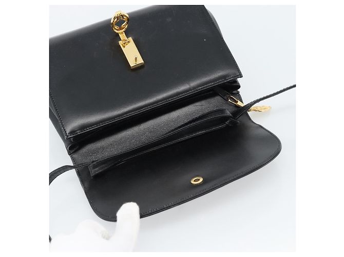 Borsa a Spalla GUCCI in Pelle Nera e Oro Auth BA13381 Nero D'oro - vista 15