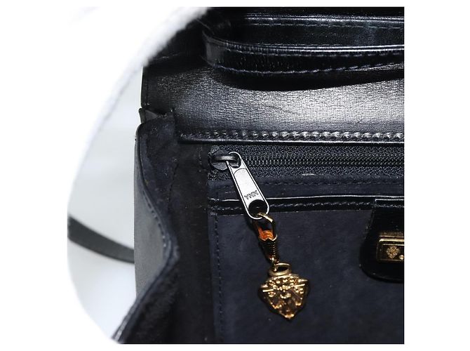 Borsa a Spalla GUCCI in Pelle Nera e Oro Auth BA13381 Nero D'oro - vista 20