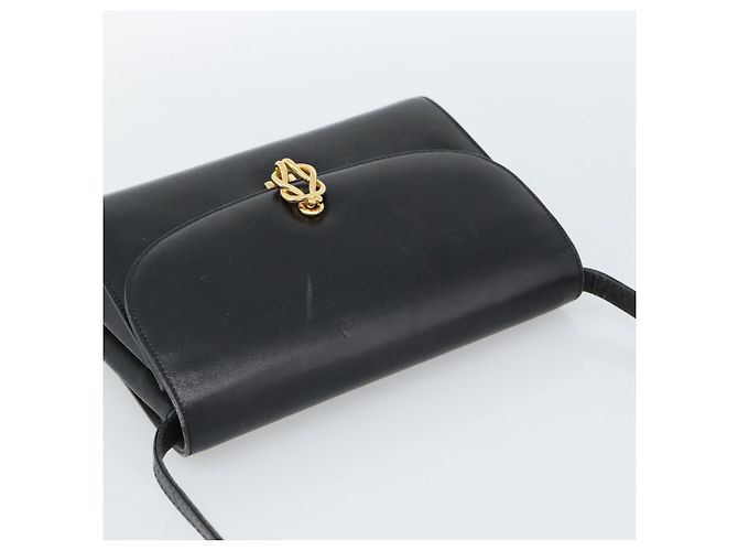 Borsa a Spalla GUCCI in Pelle Nera e Oro Auth BA13381 Nero D'oro - vista 6