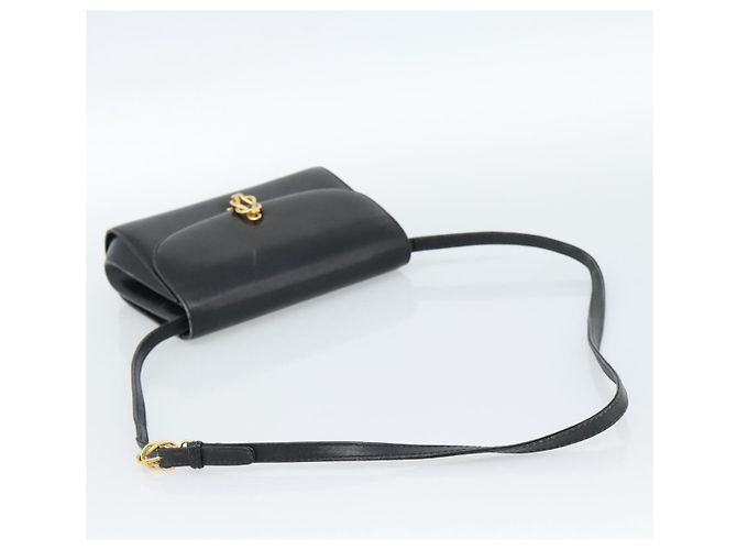 Borsa a Spalla GUCCI in Pelle Nera e Oro Auth BA13381 Nero D'oro - vista 7