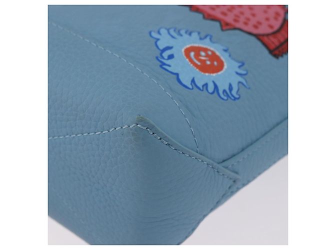 LOUIS VUITTON Monogram Yayoi Kusama Hobo Cruiser Bag Blue M21716 Auth 184962SM Blu chiaro - vista 14
