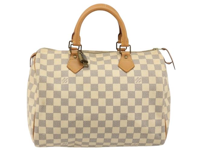 LOUIS VUITTON Borsa Damier Azur Speedy 30 N41533 LV Auth 184391A - vista 13