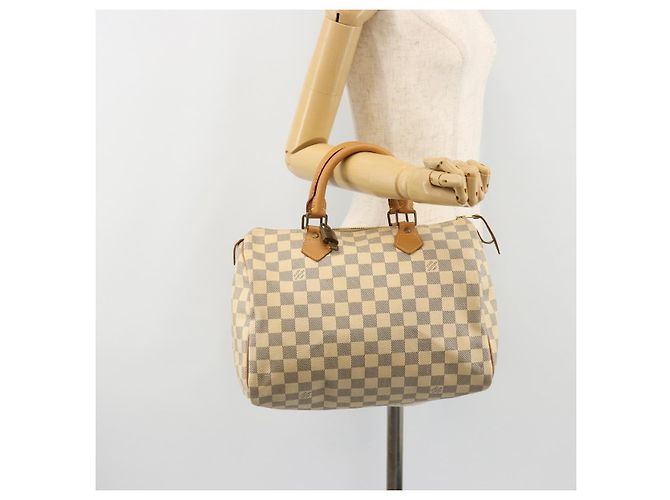 LOUIS VUITTON Borsa Damier Azur Speedy 30 N41533 LV Auth 184391A - vista 23