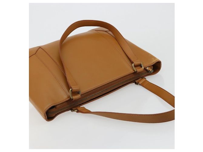 Borsa Tote BURBERRY in pelle marrone oro Auth 183355 D'oro - vista 6