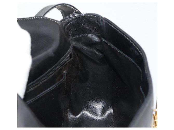 Céline Borsa a Spalla CELINE in Pelle Nera e Oro Auth 185088 Nero D'oro - vista 20