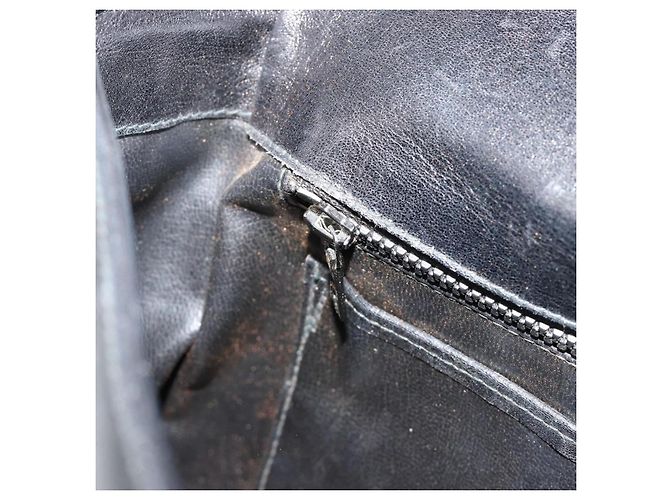 Céline Borsa a Spalla CELINE in Pelle Nera e Oro Auth 185088 Nero D'oro - vista 22