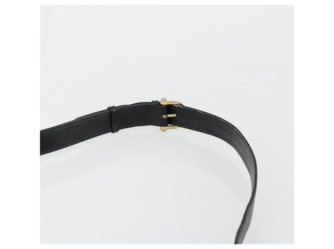 Céline Borsa a Spalla CELINE in Pelle Nera e Oro Auth 185088 Nero D'oro - vista 8