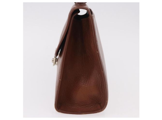 Borsa Burberry in pelle marrone oro Auth ep14751 D'oro - vista 4