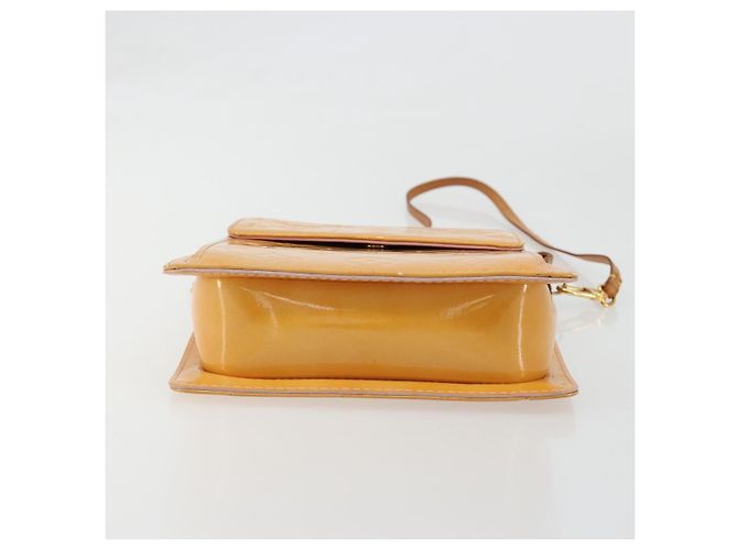 LOUIS VUITTON Monogram Vernis Motto Pouch Marshmallow Pink M91312 Auth ka4665 - vista 5