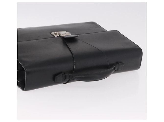 Borsa Business CARTIER in pelle nera argento Auth 184924 Nero - vista 6