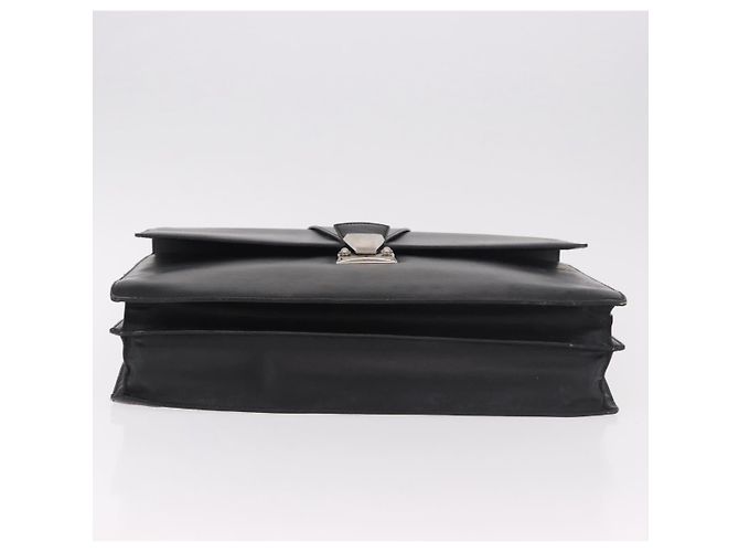 Borsa Business CARTIER in pelle nera argento Auth 184924 Nero - vista 9