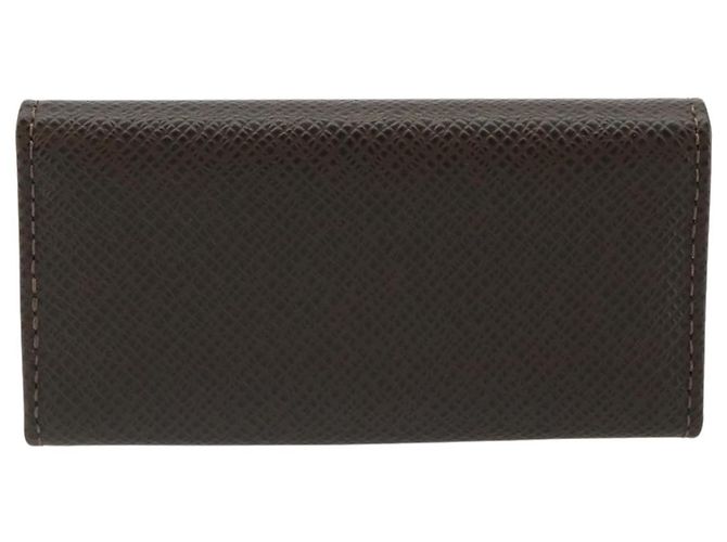 LOUIS VUITTON Taiga Multicles 4 Key Case Grizzly M30528 LV Auth 178406A Castaño - vista 2