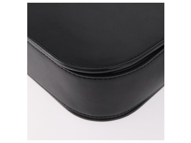 Autre Marque Borsa a Spalla Stella MacCartney Boxbird in Pelle Nera Argento 455139 Auth am11857V Nero - vista 18