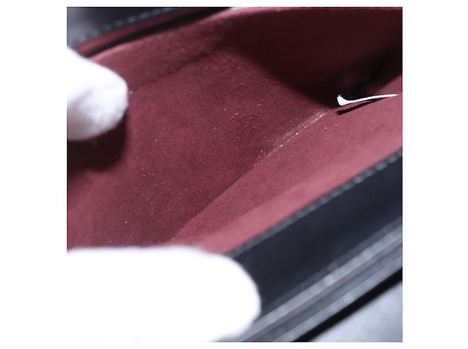 Autre Marque Borsa a Spalla Stella MacCartney Boxbird in Pelle Nera Argento 455139 Auth am11857V Nero - vista 24