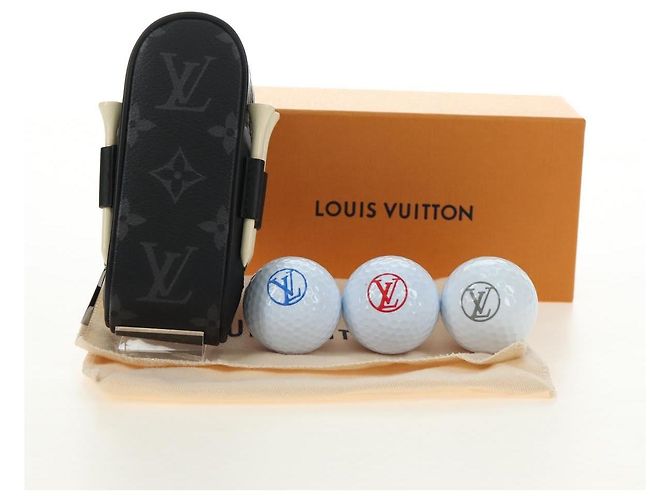 LOUIS VUITTON Monogram Eclipse Set Golf andrews Bag Charm GI0344 LV Auth 184267M Monogramma - vista 12