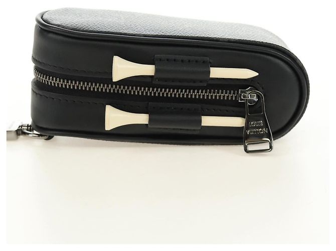 LOUIS VUITTON Monogram Eclipse Set Golf andrews Bag Charm GI0344 LV Auth 184267M Monogramma - vista 3