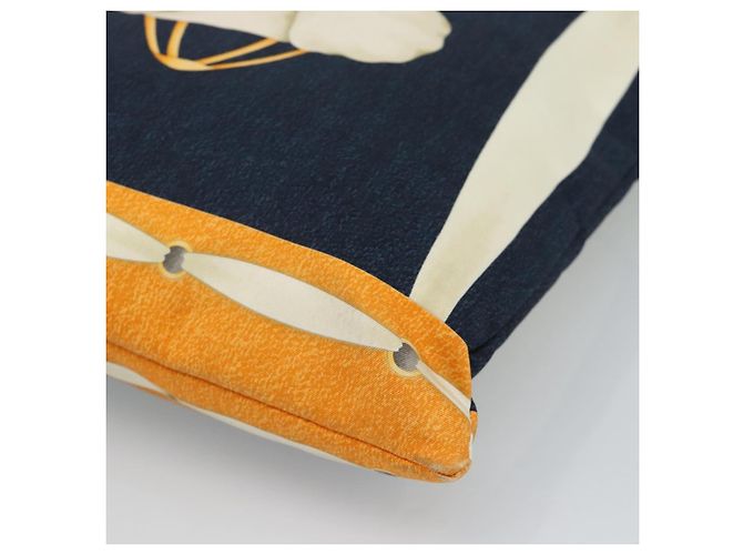 Bulgari Borsa a mano BVLGARI in tela blu navy Auth BA13313A - vista 15