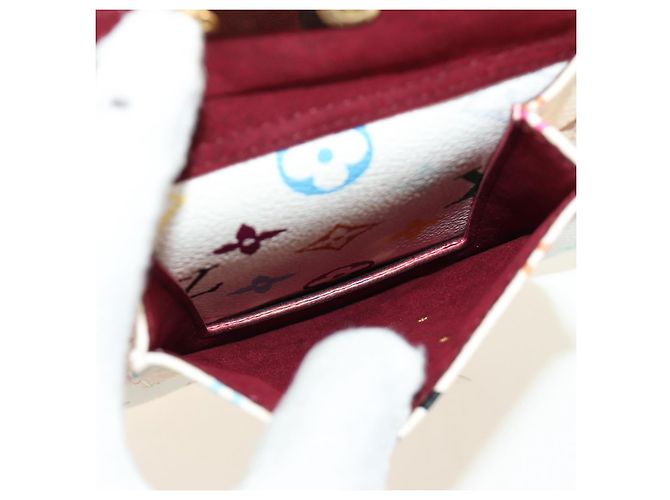 LOUIS VUITTON Monogram Multicolor Speedy 30 Tasche Weiß Bron M92643 Auth 184572SAM Bronze - Ansicht 21