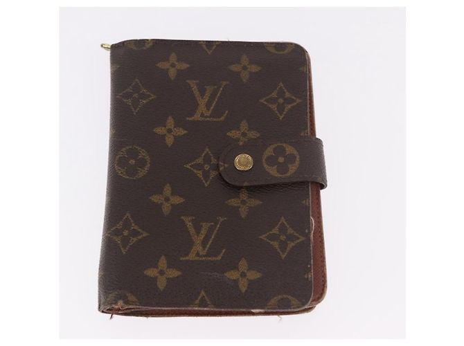 LOUIS VUITTON Salvatore Ferragamo Monogram Wallet Leather 3 Set Auth gh2141 Nero D'oro Monogramma - vista 14