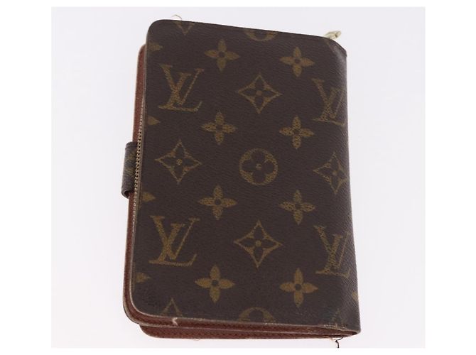 LOUIS VUITTON Salvatore Ferragamo Monogram Wallet Leather 3 Set Auth gh2141 Nero D'oro Monogramma - vista 15