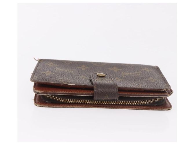 LOUIS VUITTON Salvatore Ferragamo Monogram Wallet Leather 3 Set Auth gh2141 Nero D'oro Monogramma - vista 16