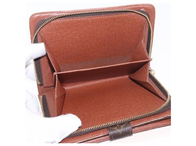 LOUIS VUITTON Salvatore Ferragamo Monogram Wallet Leather 3 Set Auth gh2141 Nero D'oro Monogramma - vista 19