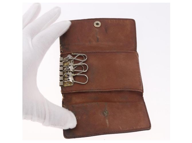 LOUIS VUITTON Salvatore Ferragamo Monogram Wallet Leather 3 Set Auth gh2141 Nero D'oro Monogramma - vista 7