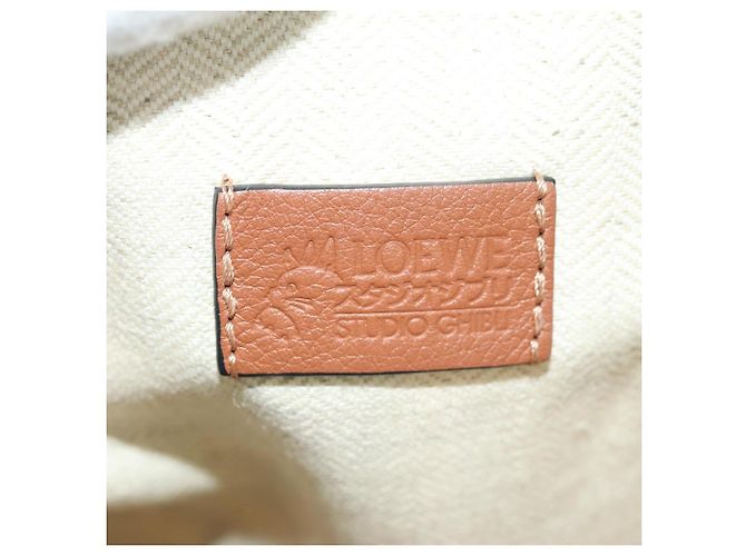 Collaborazione LOEWE Studio Ghibli Il Castello Errante Nylon Blu Auth 167403SAM - vista 10