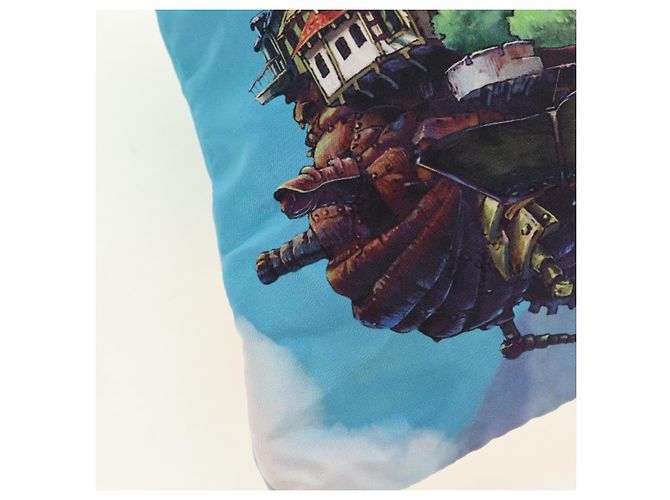 Collaborazione LOEWE Studio Ghibli Il Castello Errante Nylon Blu Auth 167403SAM - vista 24