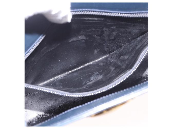 Borsa a tracolla Salvatore Ferragamo in pelle blu navy e oro Auth ar13953 D'oro - vista 20