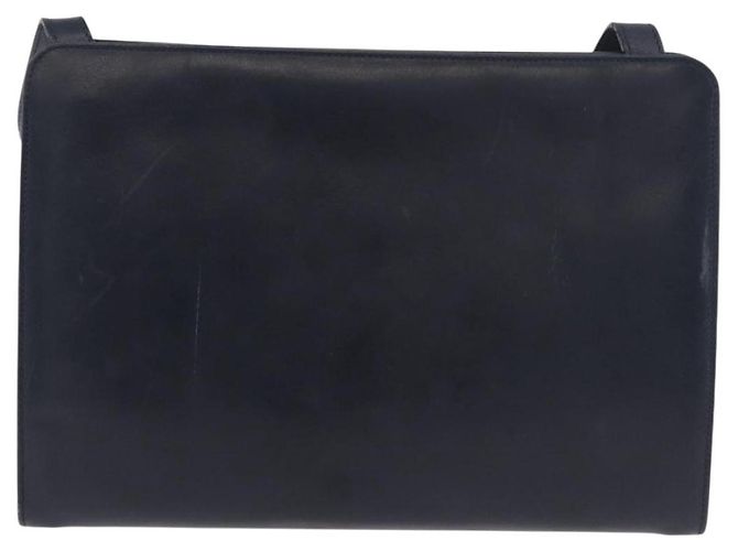 Borsa a tracolla Salvatore Ferragamo in pelle blu navy e oro Auth ar13953 D'oro - vista 3