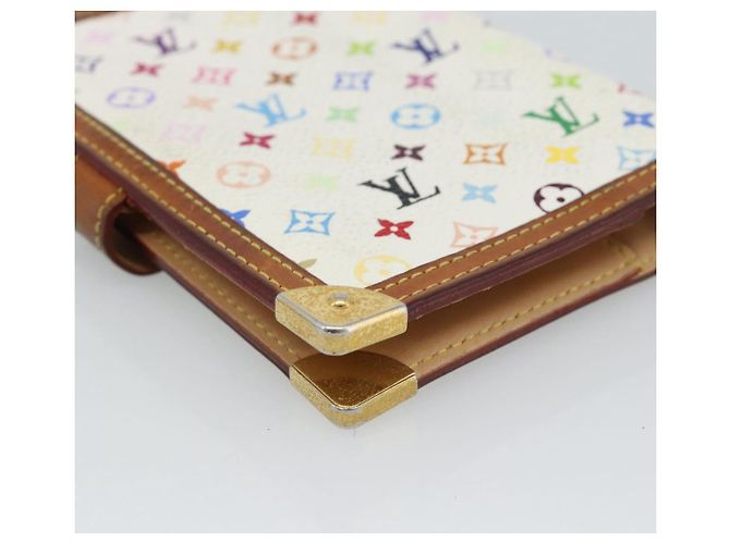 LOUIS VUITTON Agenda PM Monogram Multicolor Copertina per Planner R21074 Auth 184793 Bianco - vista 16