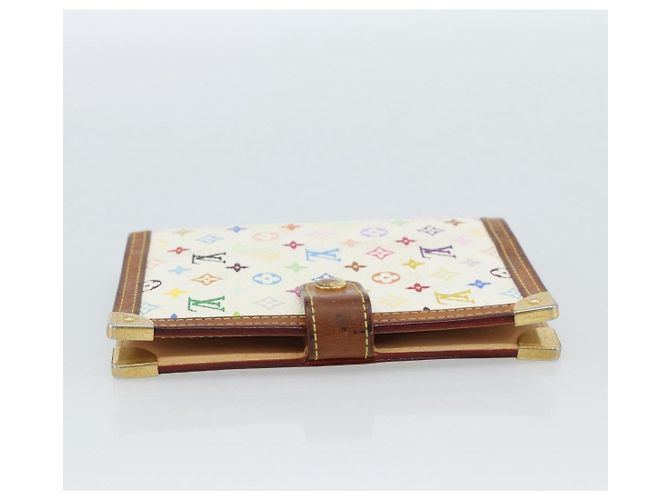 LOUIS VUITTON Agenda PM Monogram Multicolor Copertina per Planner R21074 Auth 184793 Bianco - vista 4