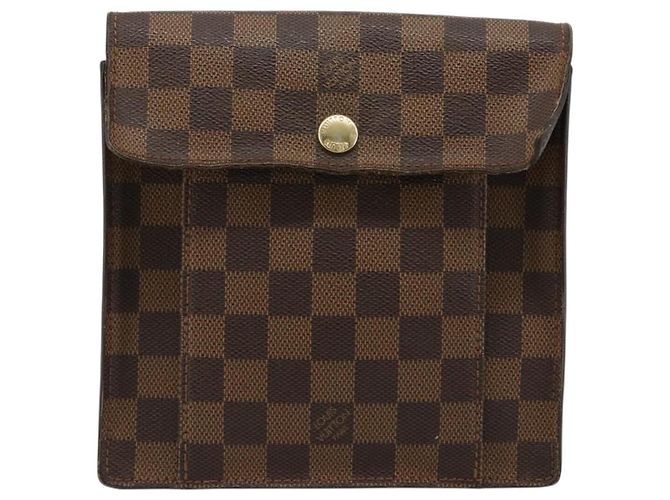 LOUIS VUITTON Borsa a tracolla Damier Ebene Pimlico N45272 LV Auth bs35537 - vista 13
