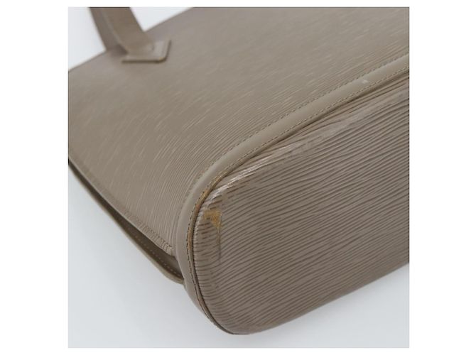 LOUIS VUITTON Epi Lussac Borsa a spalla Gray pepper M5228C LV Auth BA13297 Marrone - vista 15