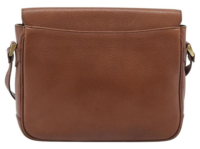 Borsa a Spalla Burberry in Pelle Marrone Oro Auth ep14819 D'oro - vista 2