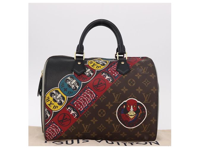 LOUIS VUITTON Monogram Kabuki Kansai Speedy 30 Hand Bag M43505 LV Auth 184886SM - view 12
