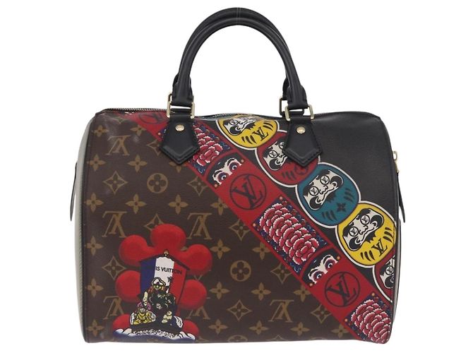 LOUIS VUITTON Monogram Kabuki Kansai Speedy 30 Hand Bag M43505 LV Auth 184886SM - view 2