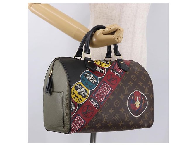 LOUIS VUITTON Monogram Kabuki Kansai Speedy 30 Hand Bag M43505 LV Auth 184886SM - view 25