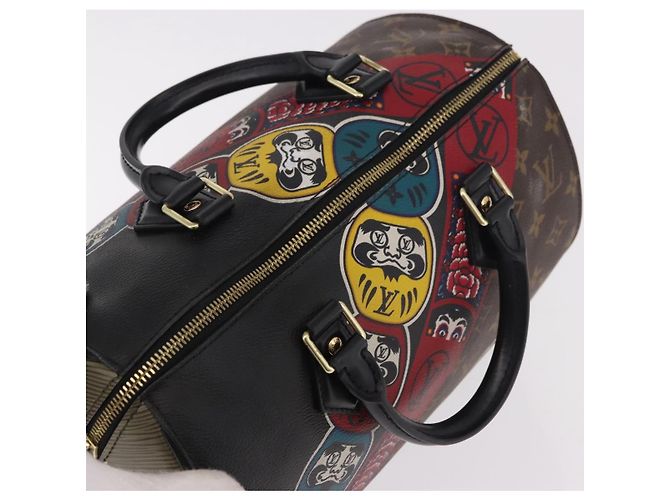 LOUIS VUITTON Monogram Kabuki Kansai Speedy 30 Hand Bag M43505 LV Auth 184886SM - view 6