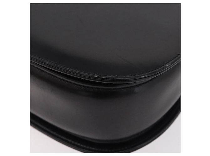 Borsa a mano GUCCI Bamboo in pelle nera e oro 000 01 0633 Auth 184960V Nero D'oro - vista 13