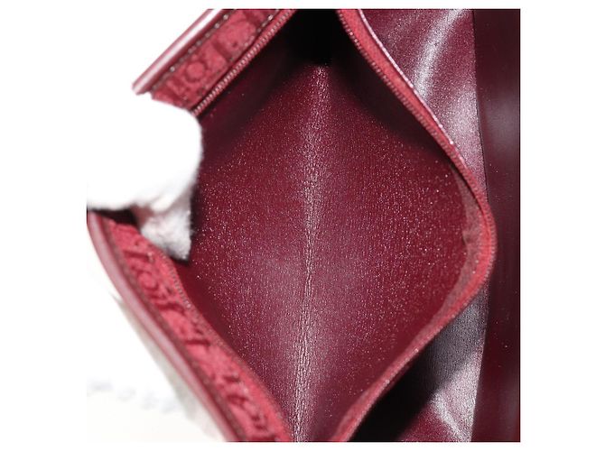Borsa a tracolla Christian Dior Trotter Canvas Rosso Oro Auth 185078 D'oro - vista 25