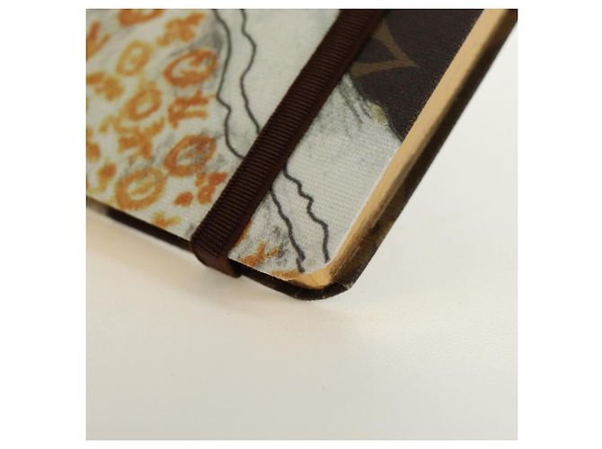 LOUIS VUITTON Catgram Notebook Jane PM Note Cover GI1389 LV Auth 184276M Monogramme - vue 14
