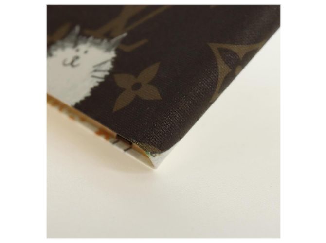 LOUIS VUITTON Catgram Notebook Jane PM Note Cover GI1389 LV Auth 184276M Monogramme - vue 16